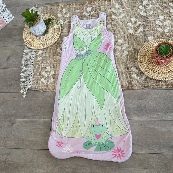 Little Sleepies Disney Princess Tiana Sleepy Bag Baby Girl 6-18 Months